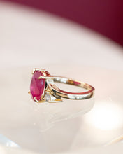 Load image into Gallery viewer, 18ct Natural 3.52ct Ruby Ring