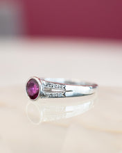 Load image into Gallery viewer, 14ct Natural 0.88ct Ruby &amp; Diamond Ring