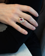 Load image into Gallery viewer, 18ct Handmade Natural 1.16ct Ruby &amp; Diamond Ring