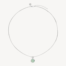 Load image into Gallery viewer, Sterling Silver Aqua Chalcedony Pendant