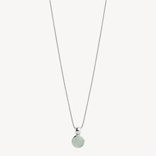 Load image into Gallery viewer, Sterling Silver Aqua Chalcedony Pendant