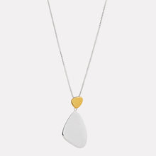 Load image into Gallery viewer, Two-Tone Sterling Silver &amp; 14ct Gold Plated Triangle Pendant