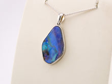 Load image into Gallery viewer, Sterling Silver Natural Handmade QLD Boulder Opal Pendant