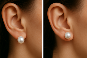 Platinum Stabiliser Earring Backs (Pair)