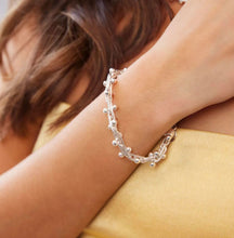 Load image into Gallery viewer, Sterling Silver Spratling Bracelet