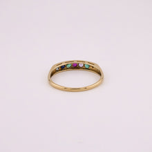Load image into Gallery viewer,  9ct Yellow Gold &quot;Dearest&quot; Ring. Diamond, Emerald, Amethyst, Ruby, Sapphire, Topaz, Delross Design Jeweller, Brisbane Jeweller, Chermside Jeweller, Custom Jewellery