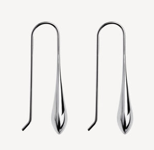 Sterling Silver Teardrop Hook Earring