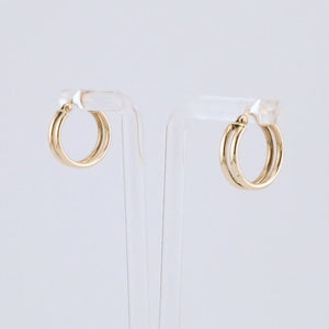  9ct Gold Hoop Earrings, Delross Design Jeweller, Brisbane Jeweller