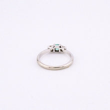 Load image into Gallery viewer, 18ct Gold Emerald and Diamond Ring