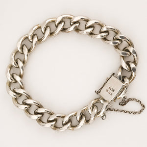 Vintage Sterling Silver Curb Link Bracelet , Delross Design Jeweller, Brisbane Jeweller, Chermside Jeweller, Custom Jewellery