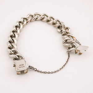 Vintage Sterling Silver Curb Link Bracelet , Delross Design Jeweller, Brisbane Jeweller, Chermside Jeweller, Custom Jewellery