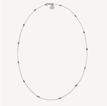 Load image into Gallery viewer, Sterling Silver Oval Beads Necklace Chain