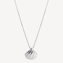 Load image into Gallery viewer, Sterling Silver 925 Wavy Teardrop Pendant