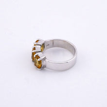 Load image into Gallery viewer, Sterling Silver Citrine Ring