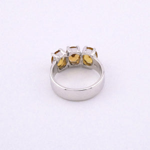 925 Sterling Silver Citrine Ring