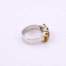 Load image into Gallery viewer, Sterling Silver Citrine Ring