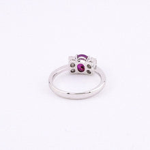 Load image into Gallery viewer, 18ct Gold Star Ruby &amp; Diamond Ring