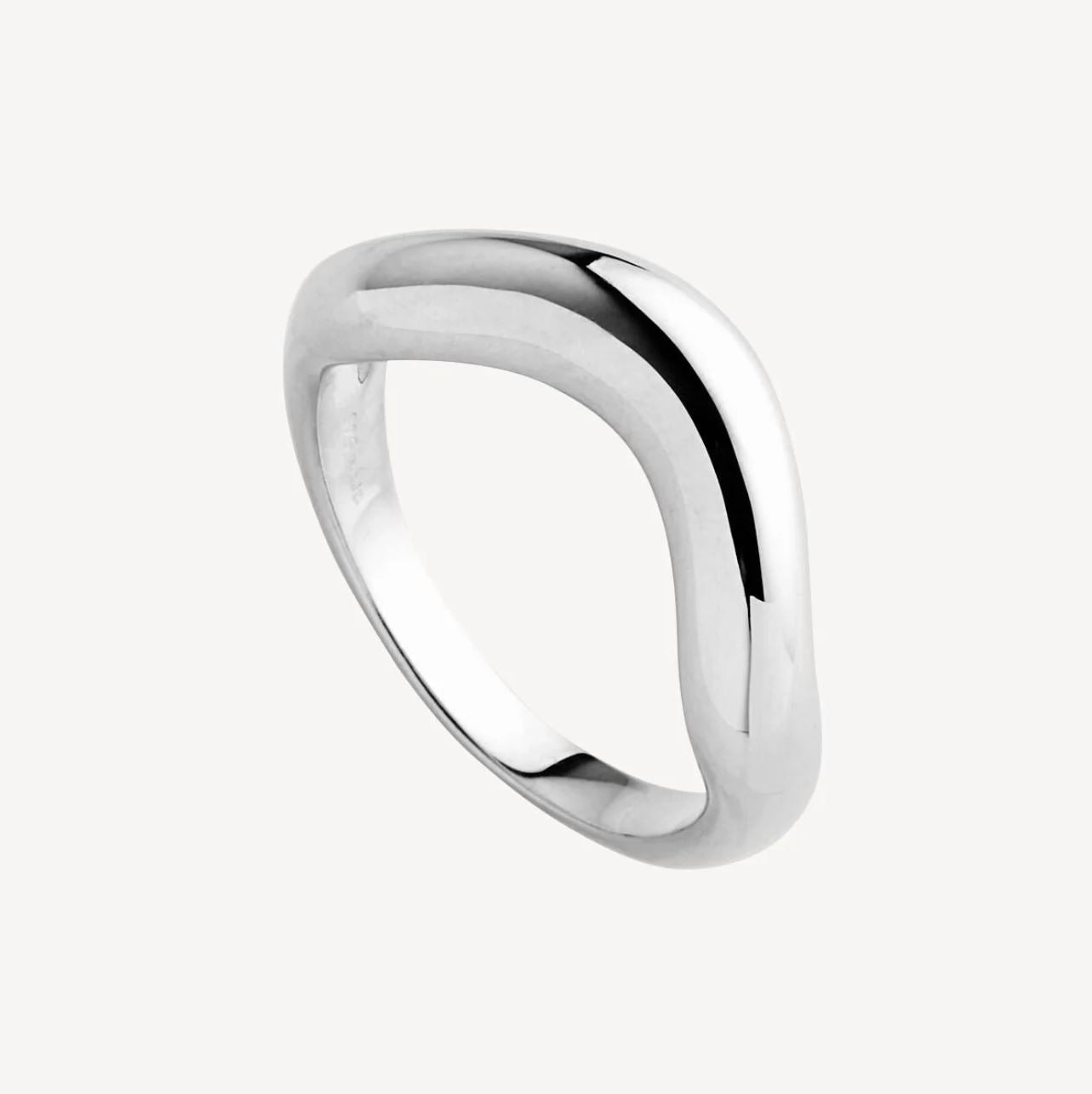 Sterling Silver Wave Ring