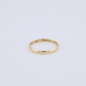 14ct Gold Antique Band Ring Circa 1904-1912, Delross Design Jewellers, Brisbane Jewellers