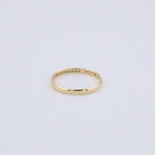 Load image into Gallery viewer, 14ct Gold Antique Band Ring Circa 1904-1912, Delross Design Jewellers, Brisbane Jewellers